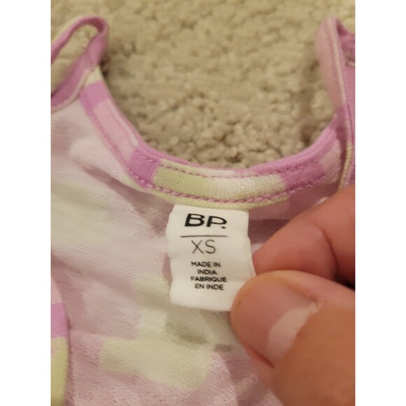 Y2K NWT BP Sleeveless Junior's Women's Mini Dress Pink square Green Size XS - Picture 7 of 9